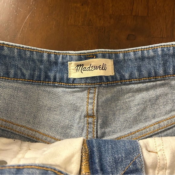 Madewell Curvy High-Rise Denim Shorts Size 28 Medium Wash - Picture 5 of 16